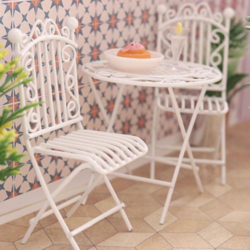 Dollhouse table chair - dollhouse,
