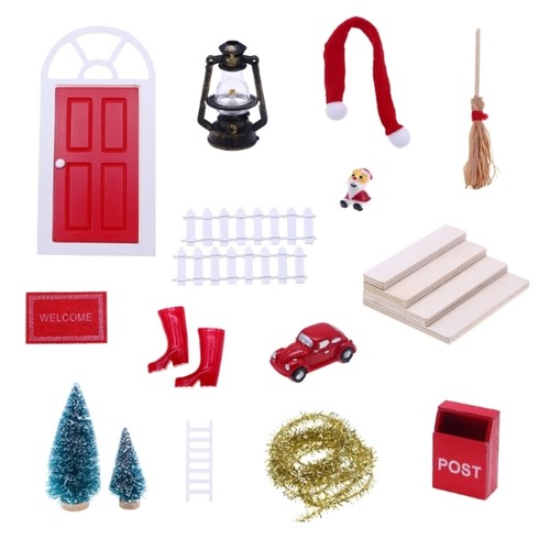 Christmas dollhouse furniture - dollhouse,