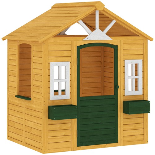 Wooden outdoor playhouse - playhouse, for