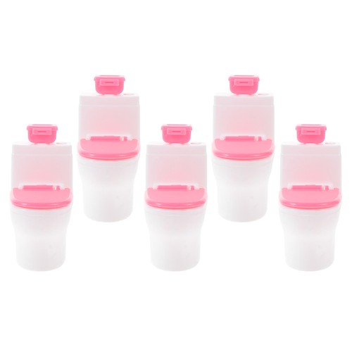 Pink mini toilet set doll - pink,