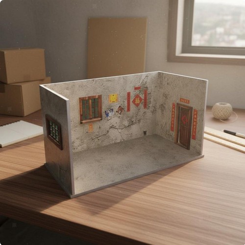 Children play house - house, miniature