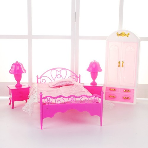 Doll furniture play house pink - furniture,